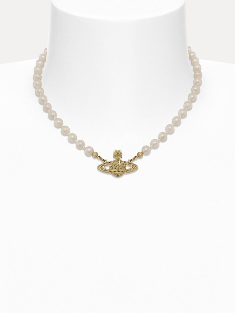 Vivienne Westwood Mini Bas Relief Pearl Choker